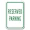 Signmission Reserved Parking Sign 12inx18in Heavy Gauge Aluminum Signs, A-1218 Reserved Parking Signs - Re Pk A-1218 Reserved Parking Signs - Re Pk - alternate 1